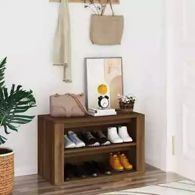 Shoe Rack Engineered Wood Hallway Shoe Storage Cupboard Multi Colours VidaXL • £32.99