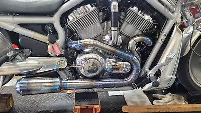 $471 • Buy HOONK Exhaust System For Harley Davidson V-ROD / NIGHT ROD / VROD / V ROD