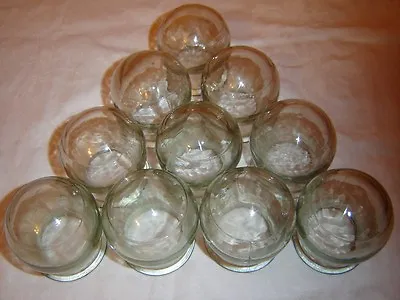 LOT Of 10 Medical Glass Fire Cupping Chinese Massage Anti Cellulit  Bankas CUPS  • $18