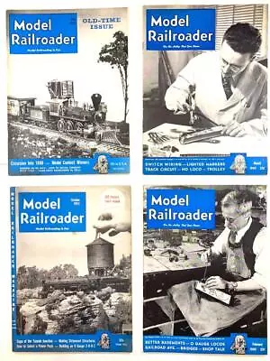 8 Model Railroader/ Model Railroad Craftsman Magazines 1940s-1950s • $10