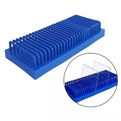 Lab Gel Glass Slice Rack Freestanding Education Cleaning Equipment • £9.84