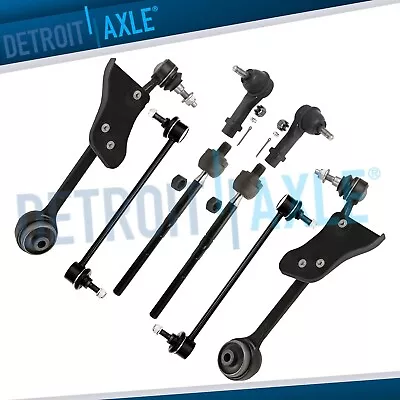 Front Lower Forward Control Arms Sway Bars Tie Rods For 2015 - 2019 Ford Mustang • $130.07