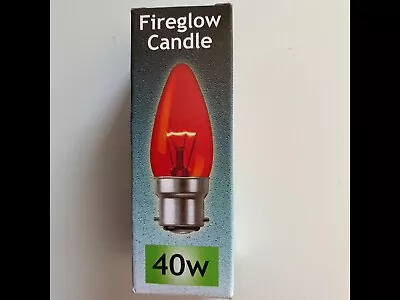 Brand New Crompton 40w Fireglow Candle Light Bulb • £1.99