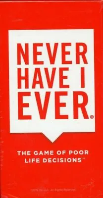 Never Have I Ever Party Card Poor Life Decisions Game Classic Edition Ages 17+ • $30.48
