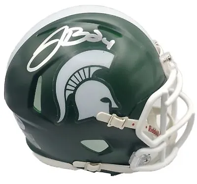 Levion Bell Signed Autographed Msu Michigan State Spartans Mini Helmet Psa/dna • $149.99