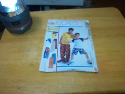 McCall's M4364 Children’s And Boy’s T-shirts Shorts Pant Pattern Size Medium-Xlg • $6.30