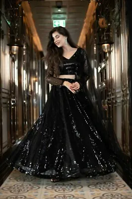 Wear Pakistani Sari Designer Lengha Choli Bridal Party Indian Wedding Lehenga • $75.99