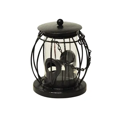 £6.35 • Buy Metal Hanging Lantern Wild Bird Seed Feeder Garden Cage Feeding Station BF045