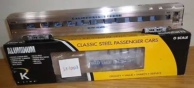 K-line K4613-40842 California Zephyr Aluminum Passenger 21  Diner O Scale Train • $199.95