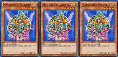Magician's Valkyria 1st X 3 YUGIOH LDK2-ENY17 Effect Monster • $5.99