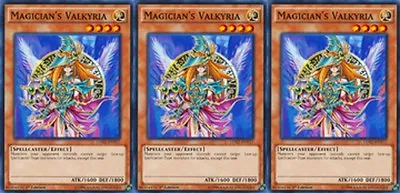 Magician's Valkyria X 3 YUGIOH LDK2-ENY17 - Unlimited • $2.99