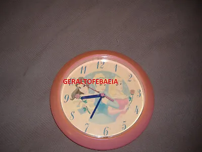 $24.98 • Buy Disney Princess Wall Clock, Cinderlla, Belle, Vintage 90's, Works