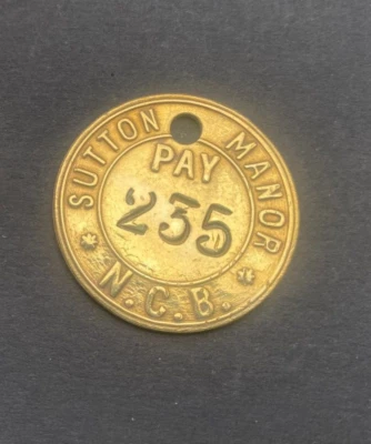 £5.99 • Buy Sutton Manor. 235. .    .    Colliery Miners Pit Check
