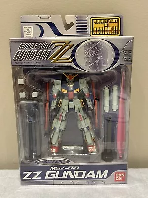 Vintage Bandai 2002 Mobile Suit In Action MSIA MSZ-010 ZZ Gundam Robot Figure • $63.99