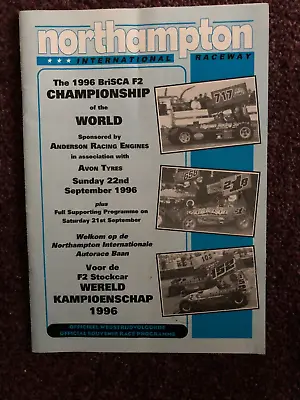 Stock Car Racing Programme Northampton 1996 BRISCA F2 World Final • £4.95