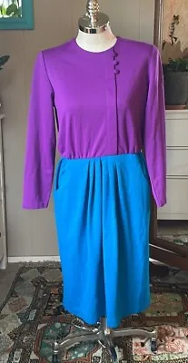 Vintage Willow Ridge Dress “plum/turquoise” Women’s Plus Size 16 • $24