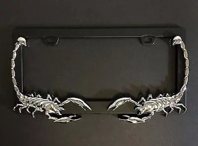 Scorpion License Plate Frame  CARS AND TRUCKS MODERN DAY SIZE.   • $19.99