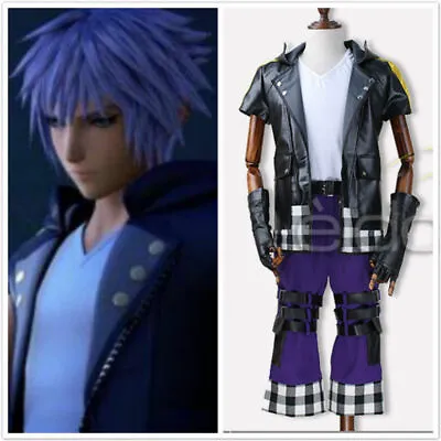  Kingdom Hearts III Riku Uniform Anime Cosplay Custom Made • $56.70