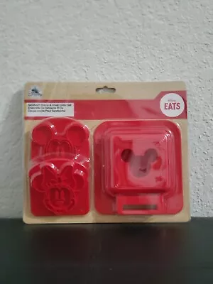 Disney Eats Mickey Minnie Sandwich Stamper And Crust Cutter Set • $20