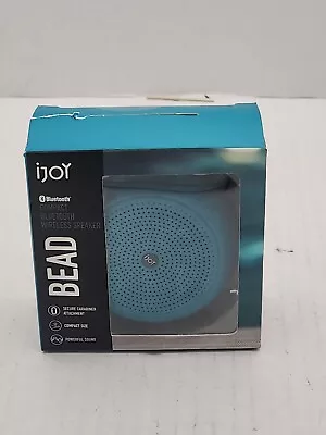 IJoy Bead Compact Bluetooth Wireless Speaker Teal IJ17-BEAD-V2U5 Blue New!!! • $11.69