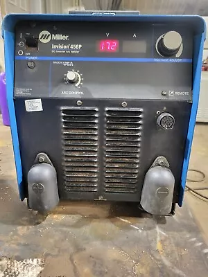 Miller Invision 456 P 450 Amp DC INVERTER ARC Welder 230/460 V 3 Phase • $1500