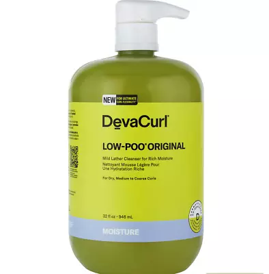 DevaCurl Low Poo Original Mild Lather Cleanser 950ml • $138