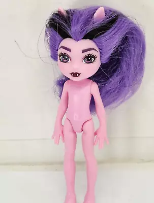 2016 Monster High Doll Mattel With Purple Hair Werewolf Vampire 5.4” Tall • $12