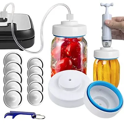 $29.91 • Buy Jar Sealer For Mason Jars And Accessory Hose Compatible With FoodSaver Vacuum...