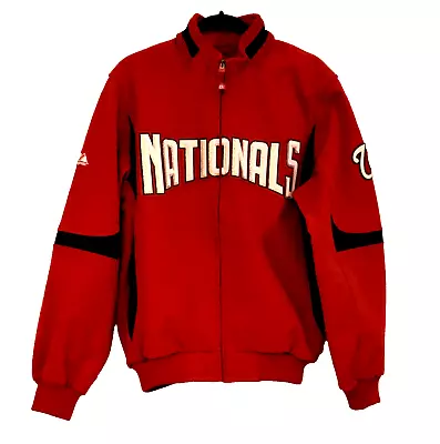 Men’s WASHINGTON NATIONALS Red Jacket - Sz M • $49.95