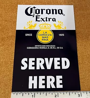 Corona Served Here Beer Fridge Magnet Refrigerator Mexico Man Cave  Decor • $2.99