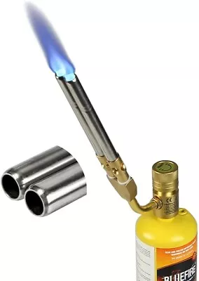 BLUEFIRE Double Flame Jet Turbo Torch Head High Output 17060 BTU Full Metal • $42.99