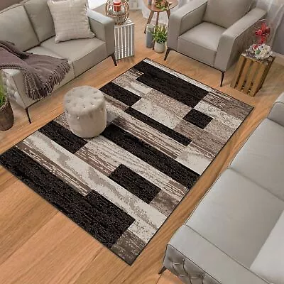 Rockwood Geometric Patchwork Indoor Carpet Rug Runner 6x9 8x10 Large Area Rugs • $57.80