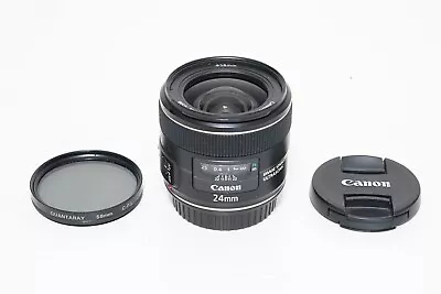 Canon EF 24mm F/2.8 IS USM Image Stabilizer Lens SHARP EOS DIGITAL L + Filter • $297.11