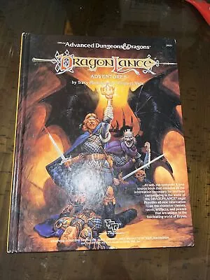 Vintage 1987 Advanced Dungeons & Dragons Dragon Lance Adventures Book • $12.95