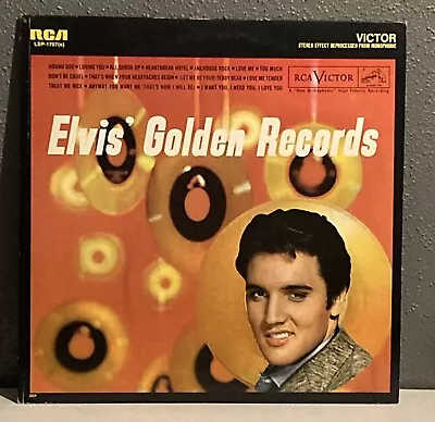 Elvis Presley Elvis' Golden Records LP LSP-1707(e) RCA Black Label 1964 • $4.99