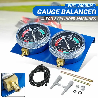 2X Motorcycle Carburetor Carb Vacuum Gauge Balancer Synchronizer Tool With Hose# • $25.98