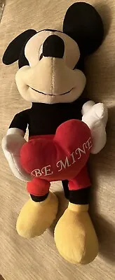 Mickey Mouse Valentine's Day Stuffed Animal With Heart • $5.99