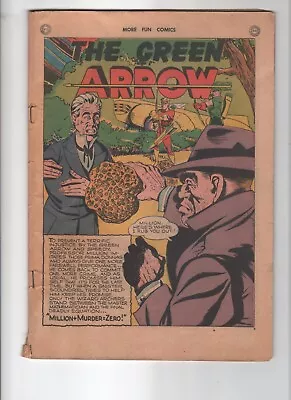 Coverless More Fun Comics #107 Golden Age 1941 Green Arrow Superboy + More • $250