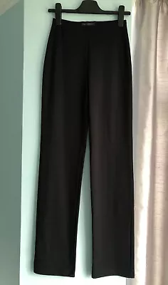 £4.50 • Buy M&S COLLECTION Ladies Black Pull Up Jersey Straight Leg Trousers/Leggings Size 6