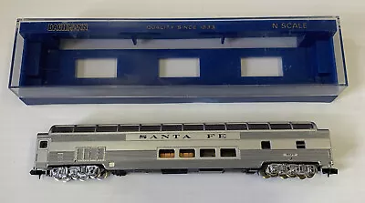 Bachmann 85' Vista-Domed Budd Observation Coach SANTA FE Rd #507- IOB - HO W49 • $49.99