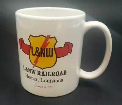 L&NW Railroad Coffee Cup Homer LA Since 1888 Logo Pre-Owned • $10