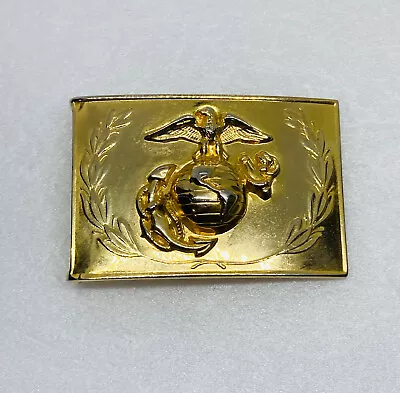 Vintage United States Marine Corps Brass Belt Buckle By Officers Equipment Co 20 • $41.99