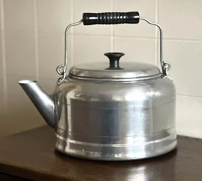 Vintage COMET Aluminum Coffee Tea Water KETTLE Pot Hunt Camp Kitchen 1950s 1gal • $29