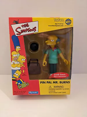 The Simpsons PIN PAL MR. BURNS Playmates / ToyFare Exclusive Figure • $24