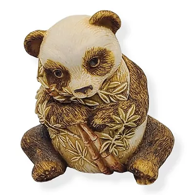 Vintage Baby Panda Bear Trinket Box SIAB Harmony Kingdom Made In England • $22.99