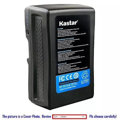 $245.99 • Buy Kastar V-Mount Battery / Charger For Sony DVW-707 DVW-709WS DVW-709WSP DVW-790WS
