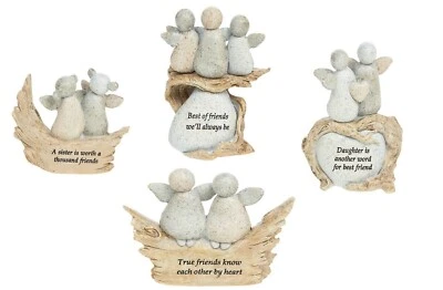 £9.99 • Buy Pebble Art Angel Daughter Sister Best Friend Sentimental Ornament Keepsake Gift 