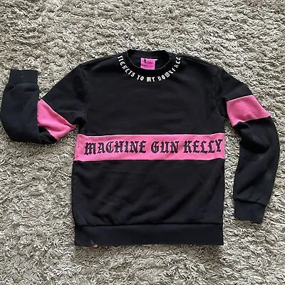 Machine Gun Kelly Tickets To My Downfall Sweatshirt S Small Rare Pink Black MGK • $114.99