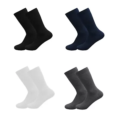 £2.60 • Buy Kids Plain Socks Boys Girls Cotton Rich Childrens Lycra  School Uniform 3 6 Pair