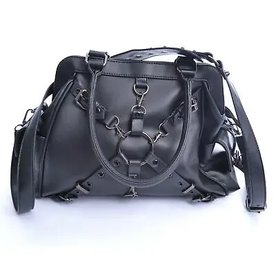 £22.50 • Buy Vixxsin Mission Bag Ladies Black One Size Goth Punk Emo Handbag Women Gothic